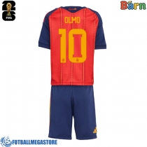 Fotballdrakt Barn Spania Dani Olmo #10 Hjemmedraktsett VM 2026 Kortermet (+ Korte bukser)